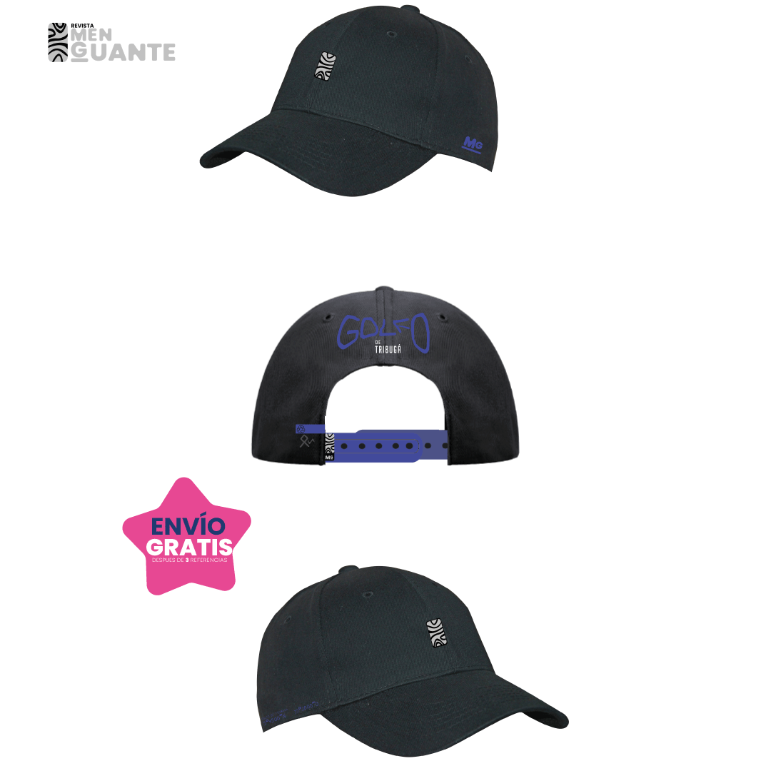 Gorra beisbolera unisex, con logotipos bordados, color negra, con correa ajustable, para adultos, talla única